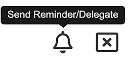 Send Reminder Delegate icon