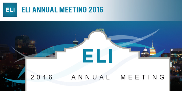 The 2016 ELI Conference
