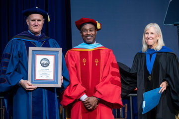 President Gash and Dean Crown