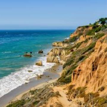 hike along the coast