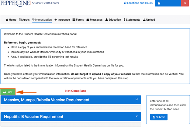 University Immunization Requirement | Pepperdine University ...