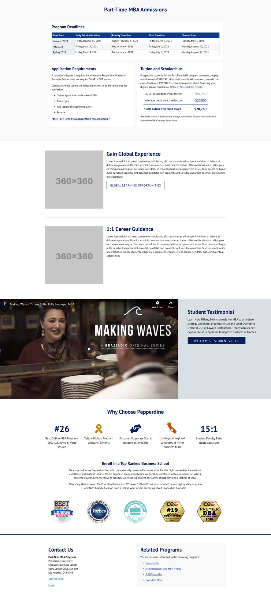 program page sample layout part 2
