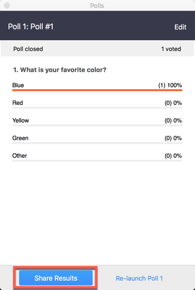 Poll Results