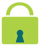 Green padlock icon