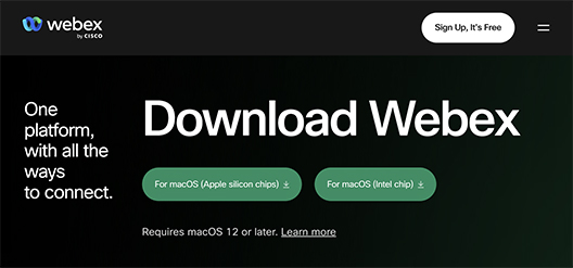 Webex application download
