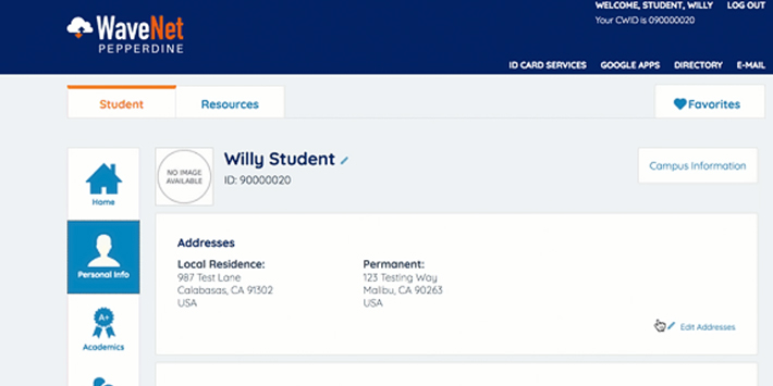 Make Address Changes