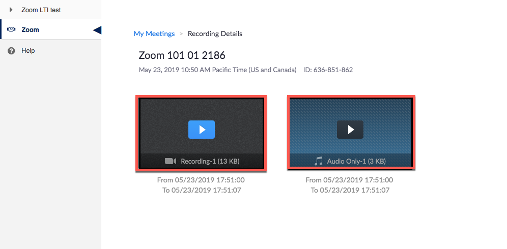 Zoom Pro window with video recording and audio-only recording options.