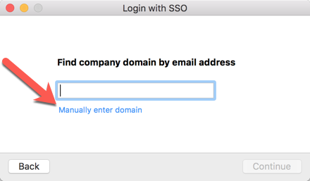 Domain enter
