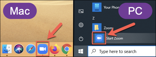 You can most likely locate the Zoom app on your Mac doc or in your Windows applications folder.