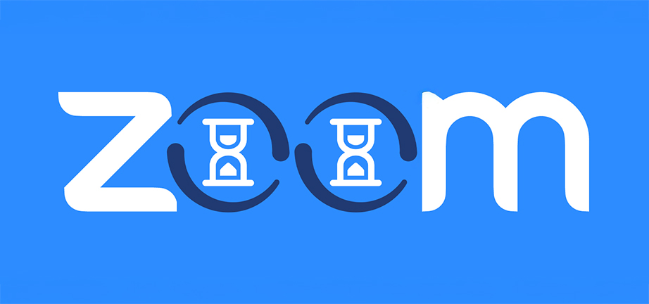 Zoom logo blended with status icons