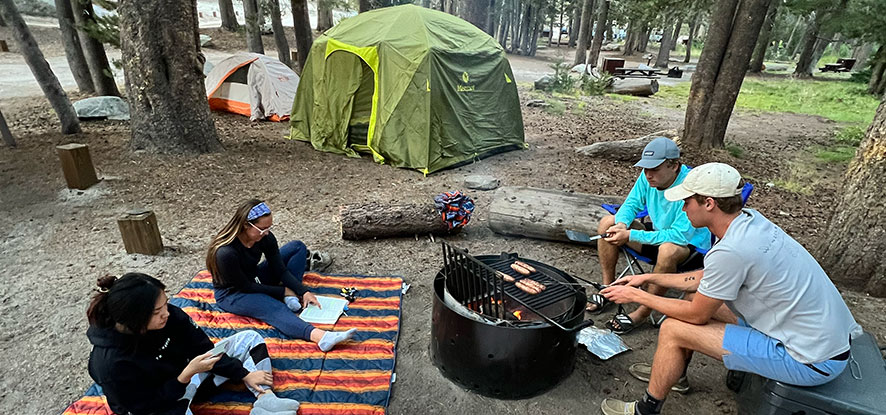 Campus Rec's camping retreat at Yosemite
