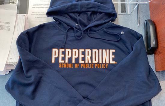 School of Public Policy sweater - navy