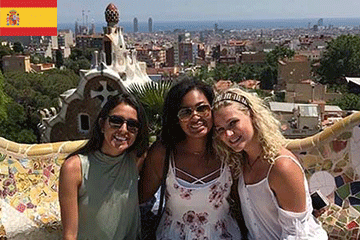 Students in Park Guell