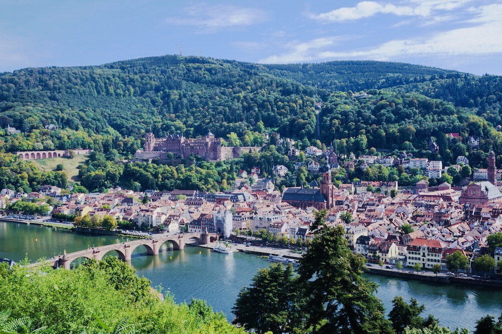 Heidelberg in the fall.