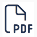 PDF document icon.